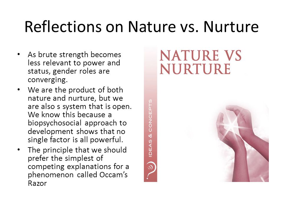 Similarities and differences nature vs nurture